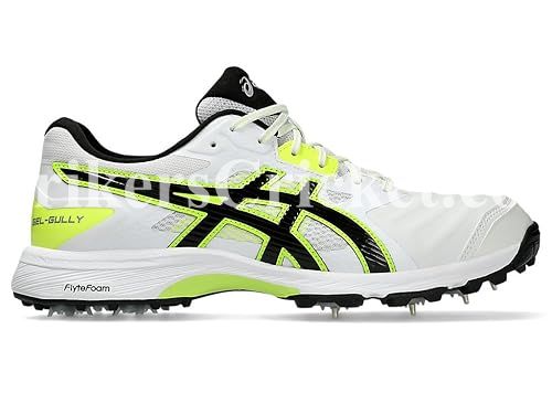 ASICS GEL GULLY 7 WHITE/SAFETY YELLOW UK SIZE 8-12 - Image 3